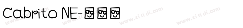 Cabrito NE字体转换
